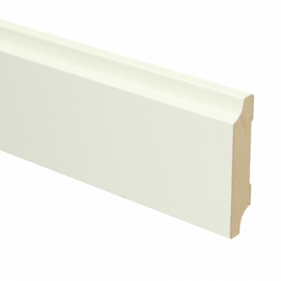MDF plinthe rétro 70x15 prépeint blanc RAL 9010