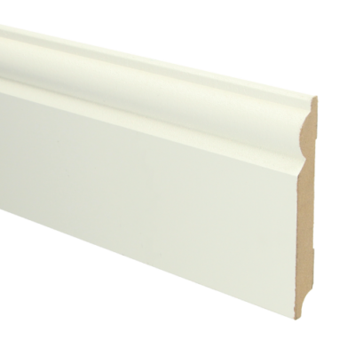 MDF plinthe baroque 120x15 prépeint blanc RAL 9010