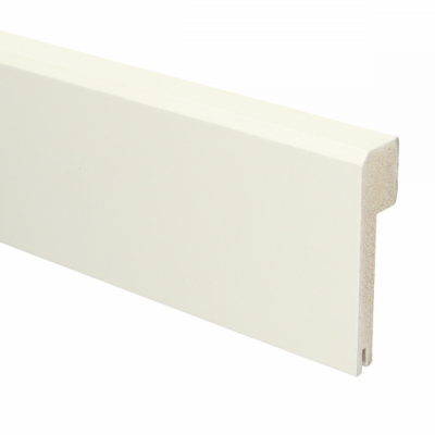 MDF plinthe rénov. Klassiek 85x22 RAL 9010+évidem.