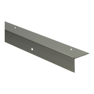 profil nez de marche droit 871 pour 3 mm PVC acier inoxydable