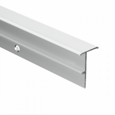 Profil nez de marche 26 mm argenté