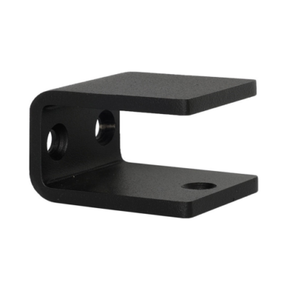 Support de rampe noir plat