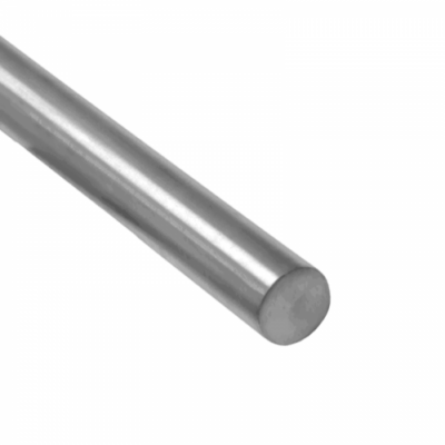 Rampe d'escalier en acier inoxydable brossé rond 45 mm 200 cm