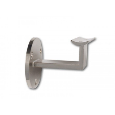 Support de main courante en acier inoxydable brossé