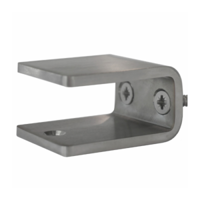 Support de main courante acier inoxydable brossé plat