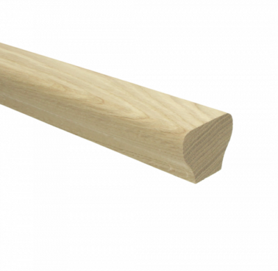 Main courante en chêne non traité moderne 50x65mm 100cm