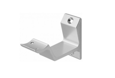 Support de main courante creux moderne alu - bois/plâtre