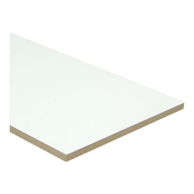 Planche à roulettes blanc apprêté 115 x 18 cm