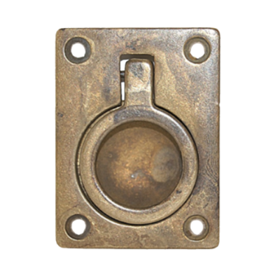 Anneau d'éclosion rond bronze antique 43 x 57 mm