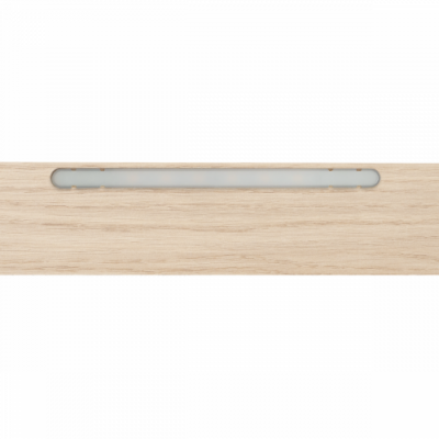 Latte infér. avec prép. LED Monticiano Chêne Natur