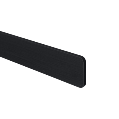 Couvert dr. 0,8x70x690mm Vesuv. Noir Grain de bois