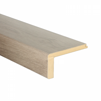 Sortie continue. Gladstone Chêne Gris 136x12,5cm NOUVEAU