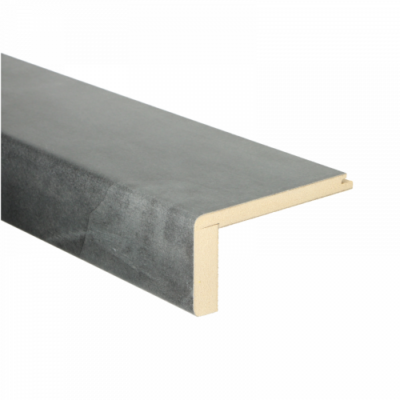 Marche de sortie continue. Ardoise 136x12,5cm NOUVEAU