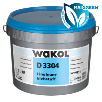 Wakol D 3304 Colle pour linoléum à dispersion 14 kg