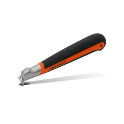 Grattoir pour bords biseautés avec support