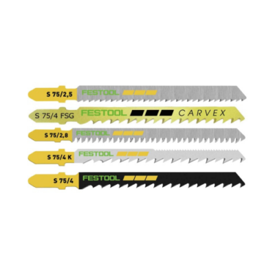 Festool Jeu de lames de scie sauteuse STS-Sort/25 W
