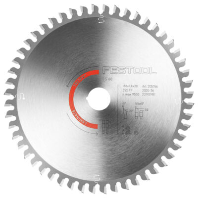 Lame de scie circulaire HW 168x1,8x20 TF52