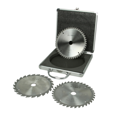 Lames de scie HM prof., jeu de 3 pièces 160 x 20 mm