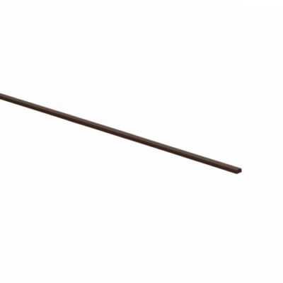 Bordure en PVC 2 x 2,8 mm x 100 cm marron