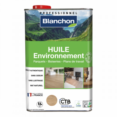 Huile Environnement Bois Brut (uniquement sur essences claires)