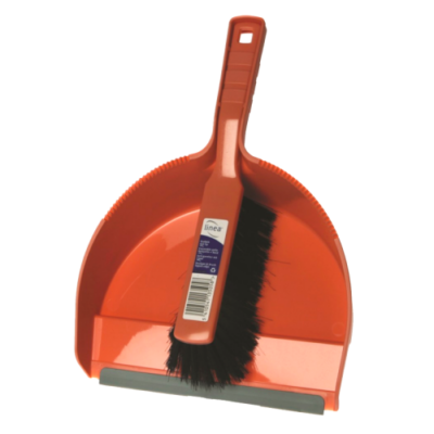 Pelle et brosse en plastique