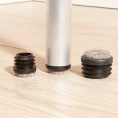 Pattes creuses rondes en feutre fixe 12-14 mm