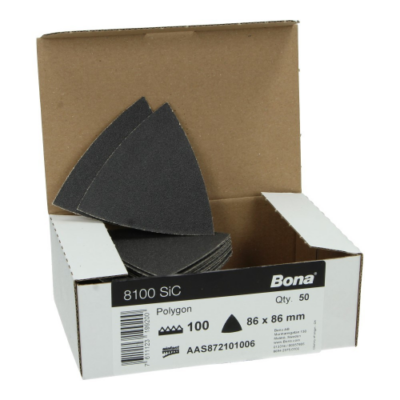 Triangle abrasif Bona 8100 Fein K100 (50 pièces)