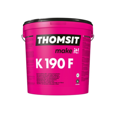 Thomsit K190F Colle renforcée de fibres pour PVC et caoutchouc 13 kg