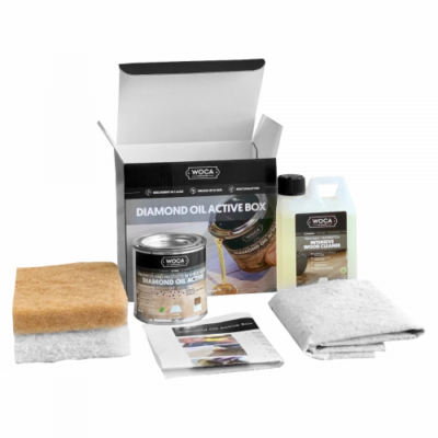 WOCA Coffret Diamond Oil Active Béton Gris