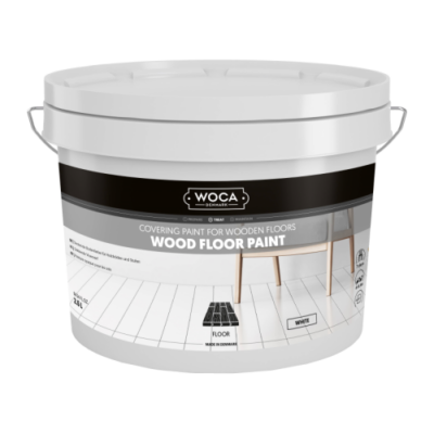 WOCA Peinture de Sol Blanc 2,5 L