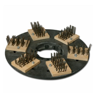 Brosse en acier pour plaque d'entraînement 6E