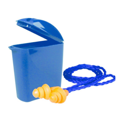 Bouchons d'oreille réutilisables avec cordon