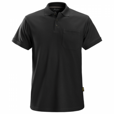 Polo classique noir taille L