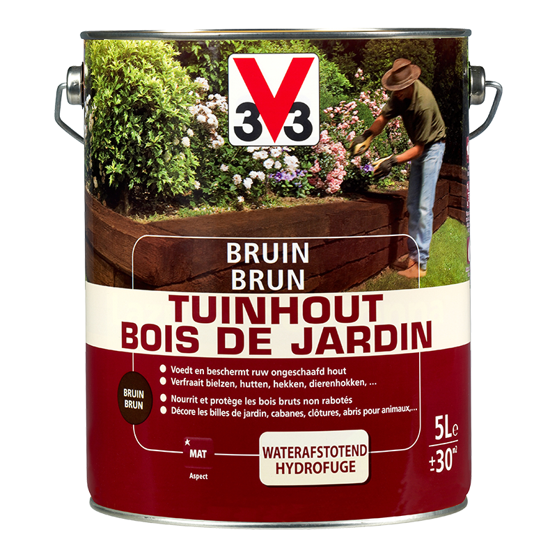 V33 - Brun Bois De Jardin