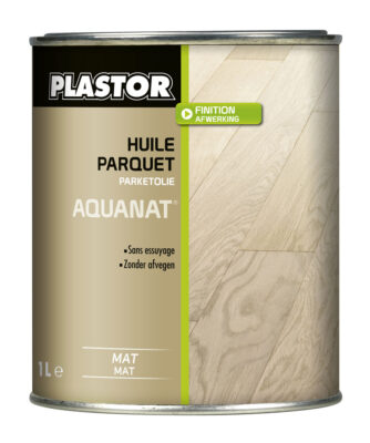 Plastor - Huile Parquet Aquanat Mat/Incolore