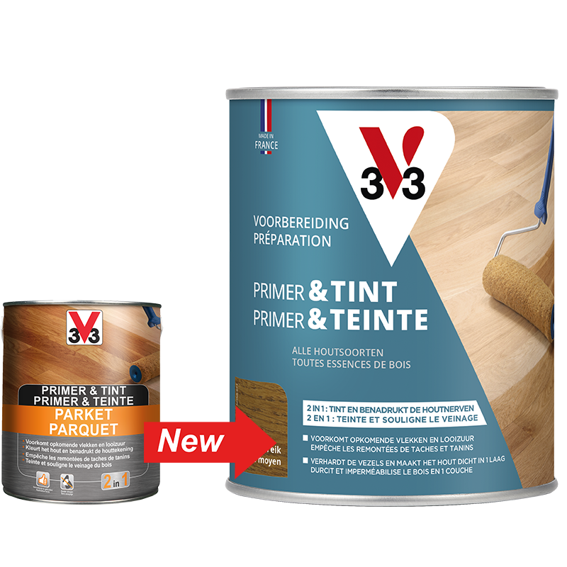 V33 - Primer & Teinte Parquet