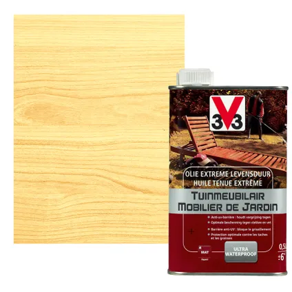 V33 - Huile Tenue Extrême Mobilier De Jardin