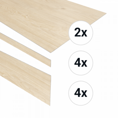 Ensemble de marches en PVC tiramisu