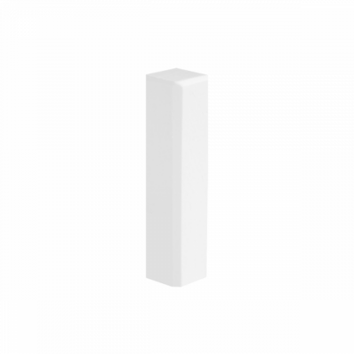 Pièce d'angle/finition pour plinthe MDF 55x12 RAL 9016