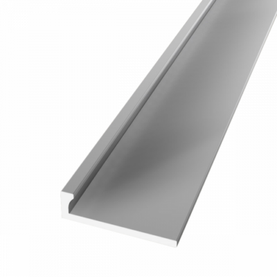 Profilé de finition 301 non percé 3 mm argent