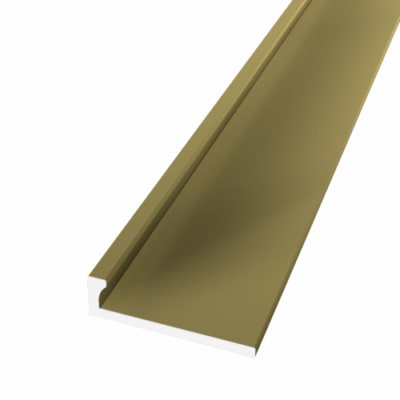 Profilé de finition 301 non percé 3 mm or