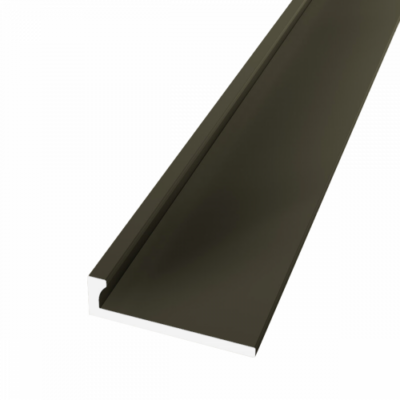 Profilé de finition 301 non percé 3 mm bronze