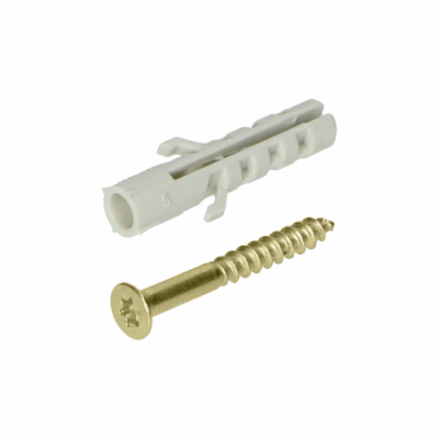 Ensemble de vis de profilés 3x25 mm, lot de 6 en or/sable