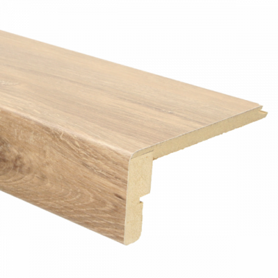 Pièce d'extrémité CPL Uniclic en chêne provençal 278x13,2cm