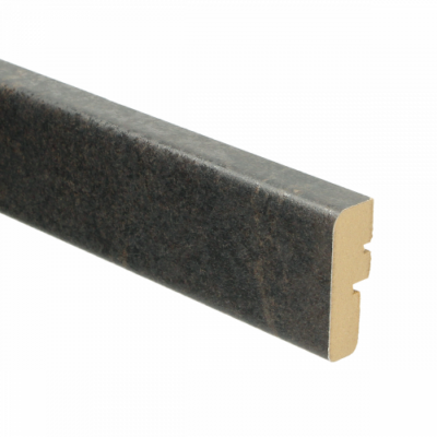 Nez de marche individuel CPL en acier noir 135x6cm