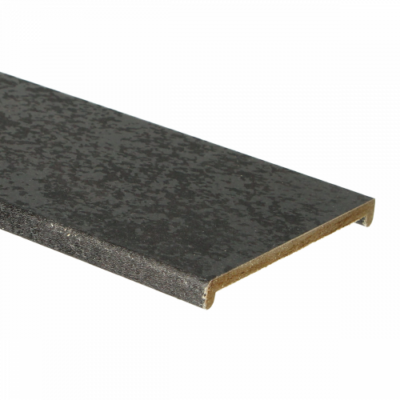 Profil de recouvrement en U 8/83 en acier noir