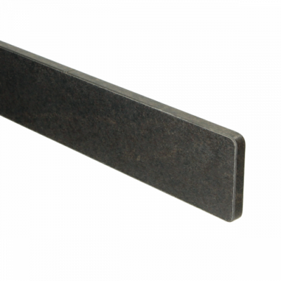 Profil de couverture latérale 10x70 en acier noir (50 cm)