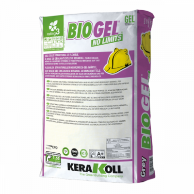 Colle pour carrelage SLC Biogel no limits gris 25kg