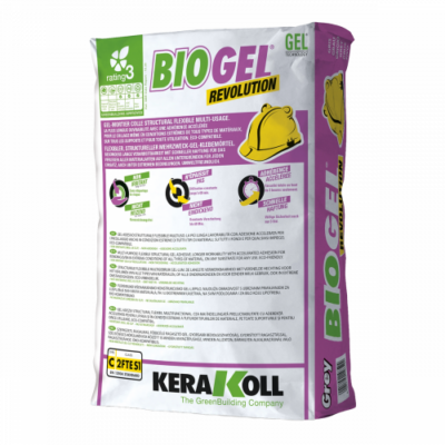 Colle pour carrelage SLC Biogel Revolution gris 25 kg