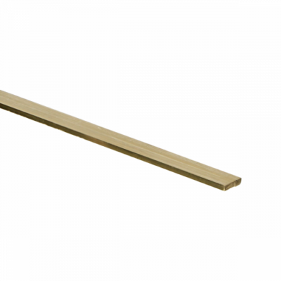 Baguette de laiton non polie 2 x 10 mm